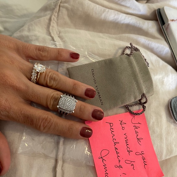 David Yurman Wheaton Diamond Ring - Picture 2 of 4